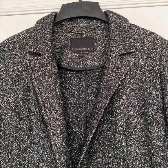 Banana Republic Tweed One Button Coat/Trench - Picture 4 of 13
